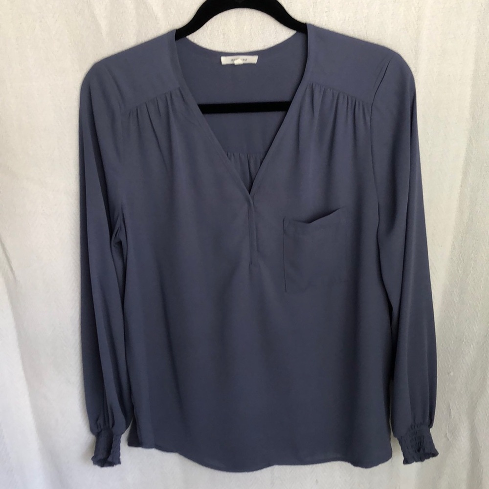 Blouse dusty blue